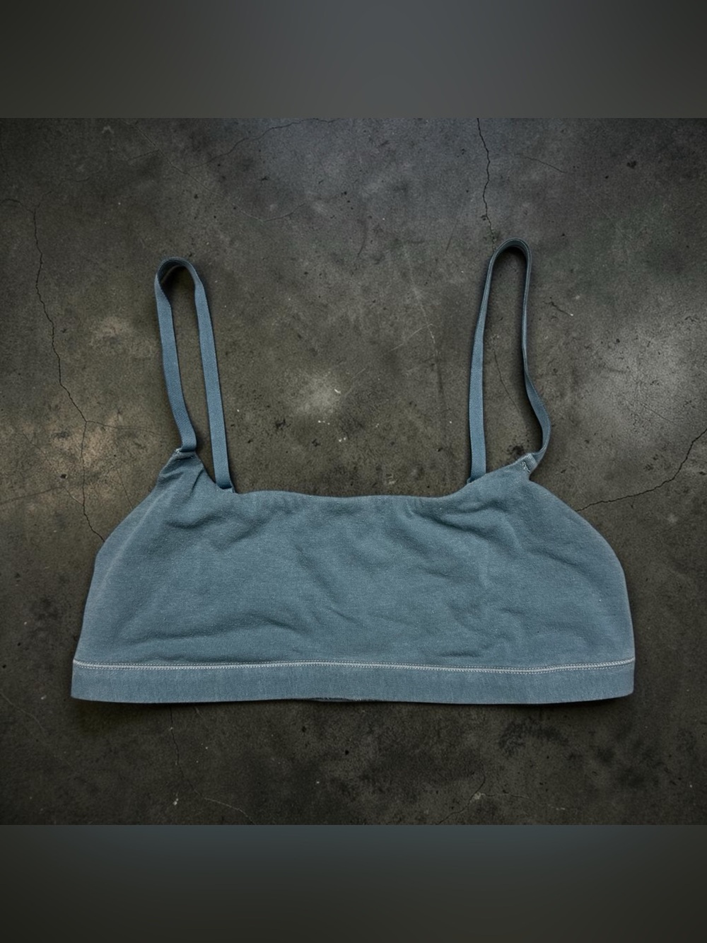 Skims Dark Teal Bralette Top Size Small